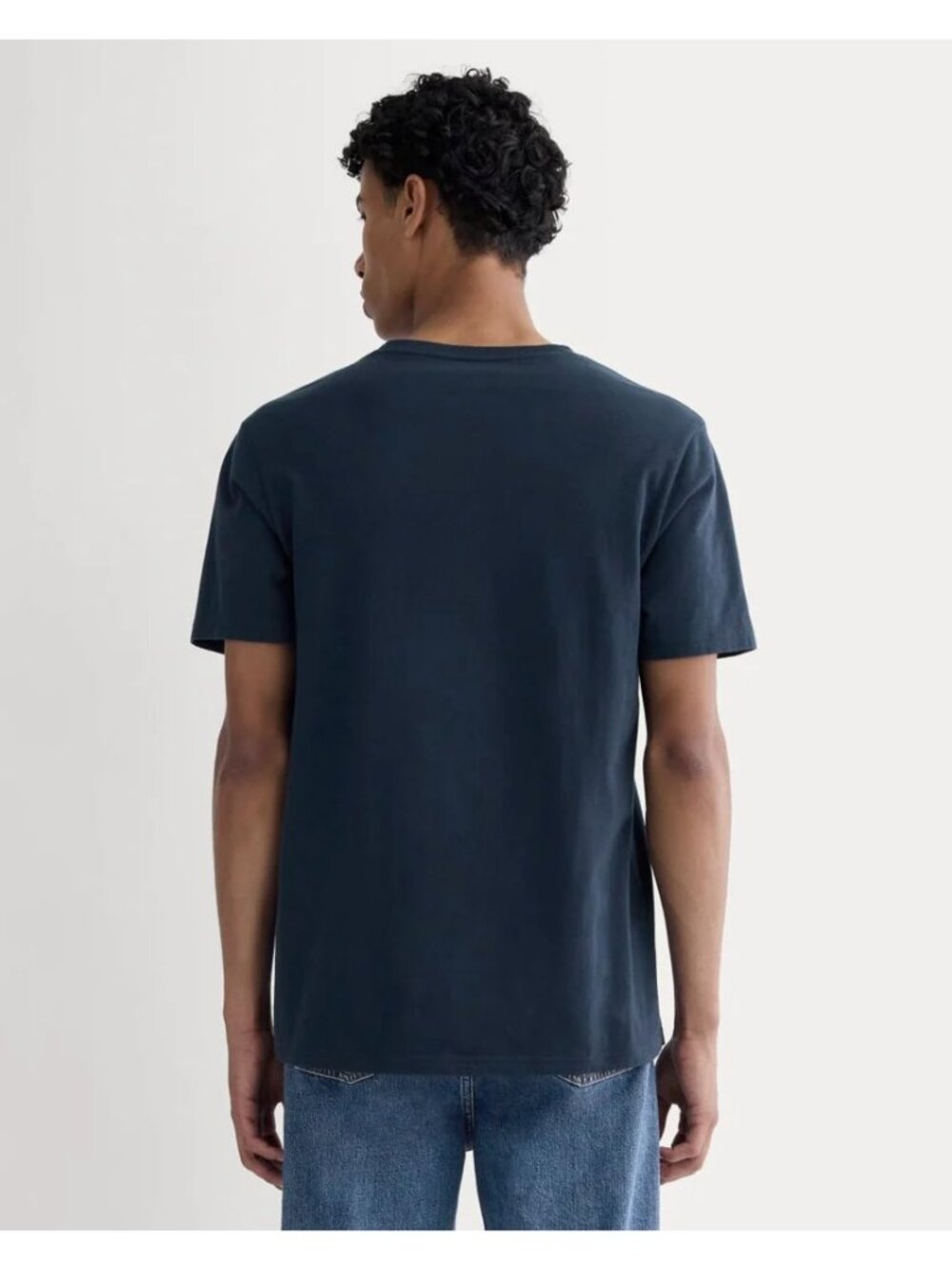 Everlane The Essential Organic Crew in Deep Navy Mens Large New Tshirt Tee - Picture 2 of 11